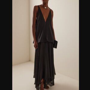 Sirapop — Kimberly Satin Organza Dress (Black), Size 6